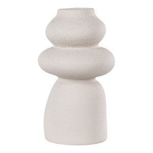 HOUSE NORDIC vase, rund - beige keramik (H:26,5)