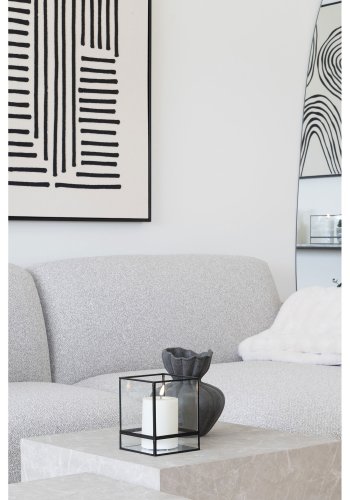 HOUSE NORDIC vase - svart keramikk (17,2x19,4)