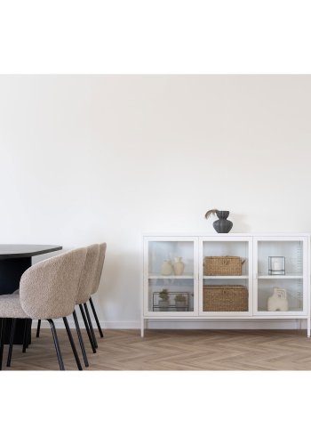 HOUSE NORDIC vase - svart keramikk (17,2x19,4)