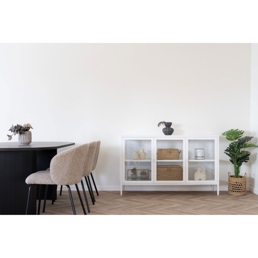 HOUSE NORDIC vase - svart keramikk (17,2x19,4)