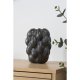 HOUSE NORDIC vase - svart keramikk (14x15x19)