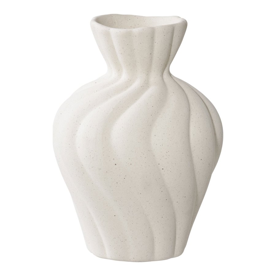 HOUSE NORDIC vase - hvit keramikk (sett med 2)
