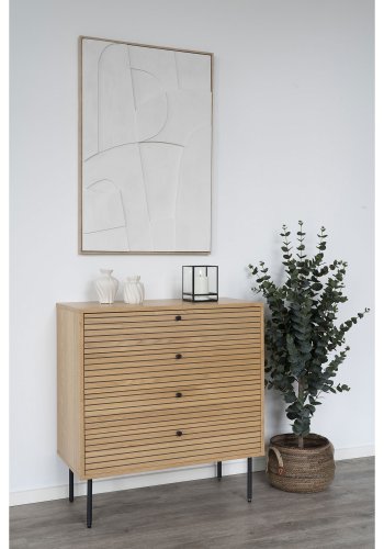 HOUSE NORDIC vase - hvit keramikk (sett med 2)