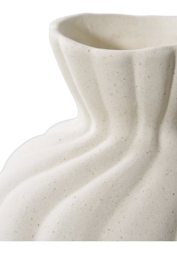 HOUSE NORDIC vase - hvit keramikk (sett med 2)