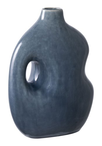 HOUSE NORDIC vas - bl� keramik (18,5x9,5x24,5)