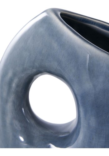 HOUSE NORDIC vas - bl� keramik (7x14x18)