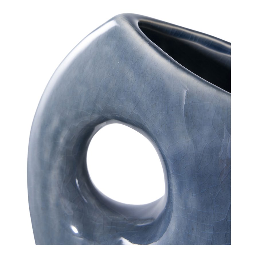 HOUSE NORDIC vas - bl� keramik (7x14x18)