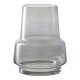 HOUSE NORDIC vase, rund - rkt grtt glass (15x19)
