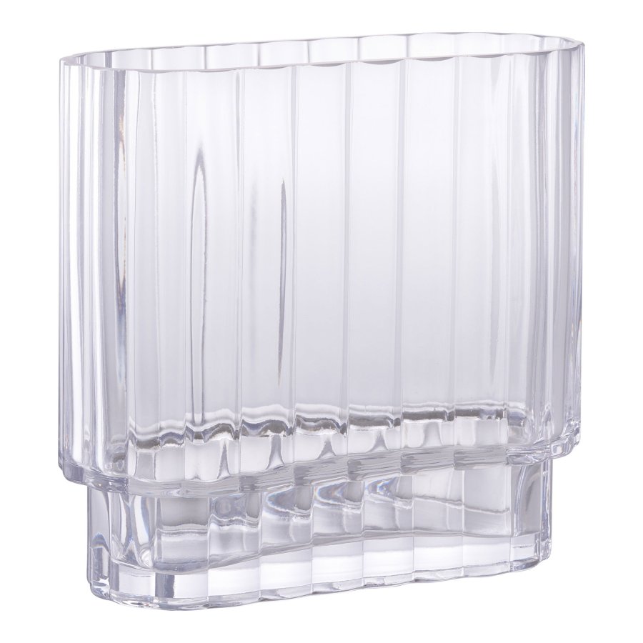 HOUSE NORDIC Vase - Vase, glass, klar<br>20x9x19,5 cm