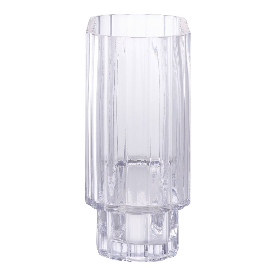 HOUSE NORDIC Vase - Vase, glass, klar<br>20x9x19,5 cm