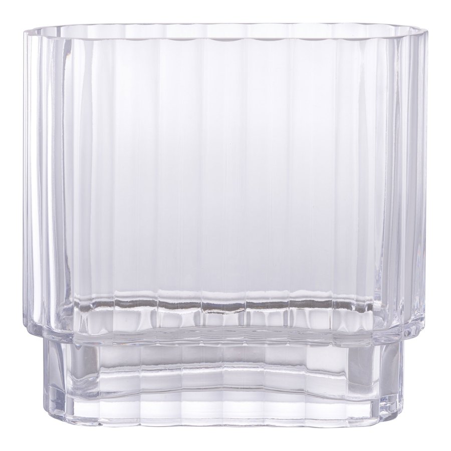 HOUSE NORDIC Vase - Vase, glass, klar<br>20x9x19,5 cm