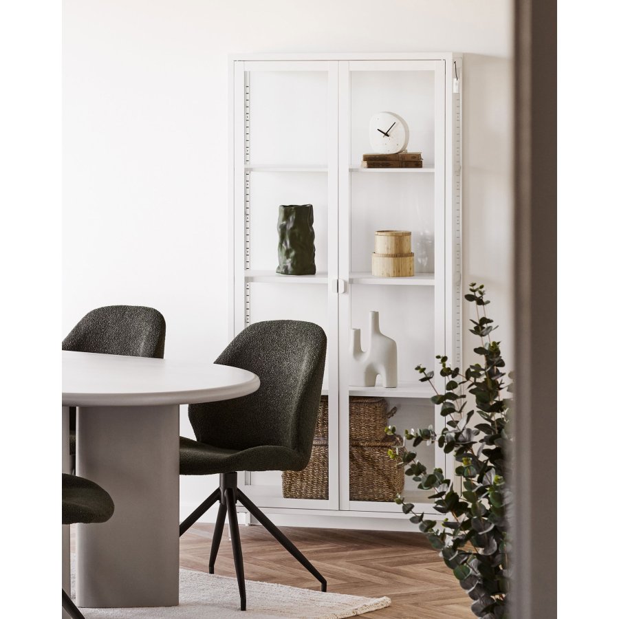 HOUSE NORDIC vase, rund - gr�n keramik (H:25,5)