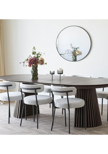 HOUSE NORDIC vase, rund - gr�n keramik (H:25,5)