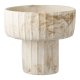 HOUSE NORDIC vase, rund - brun/beige cement (H:18,5)