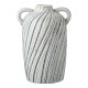 HOUSE NORDIC vase, rund - bl� keramik (H:22)