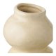 HOUSE NORDIC vase, rund - beige keramik (H:19,5)