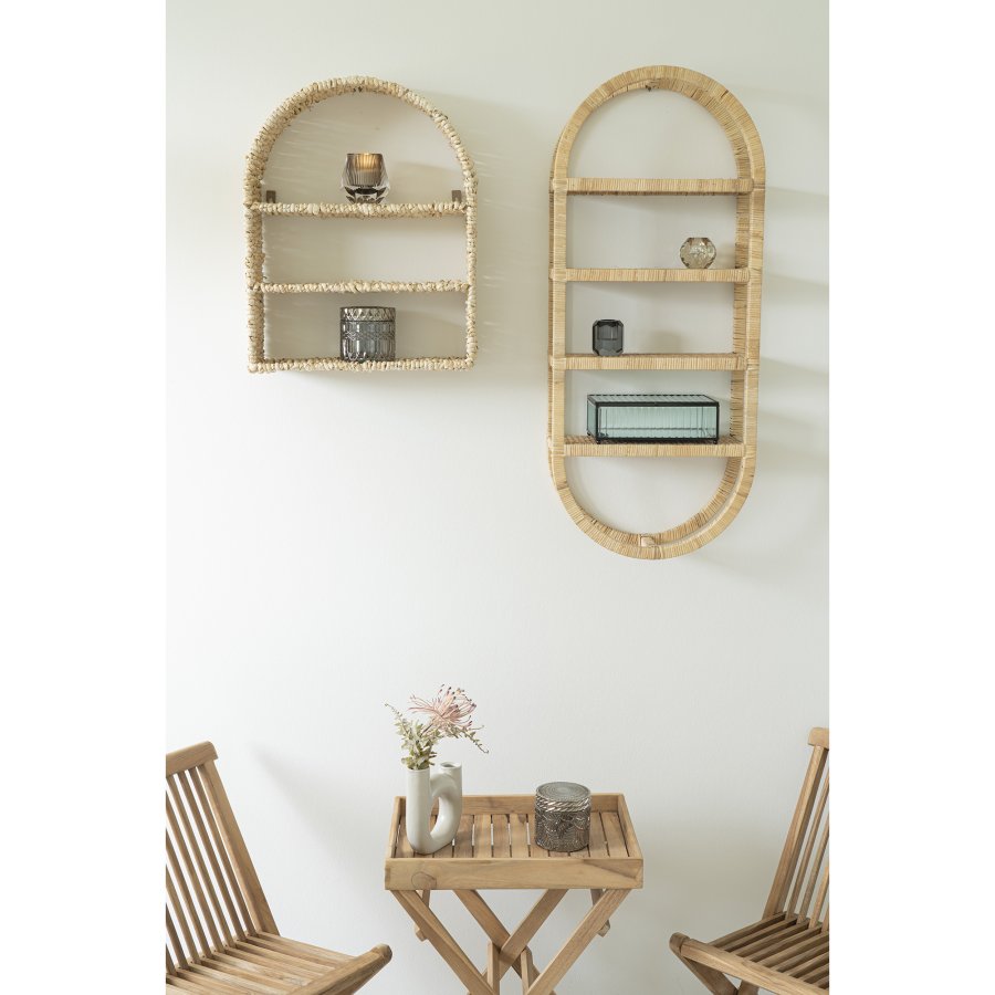 HOUSE NORDIC Santorini boks, med lokk - glass og sort metall (13x20)