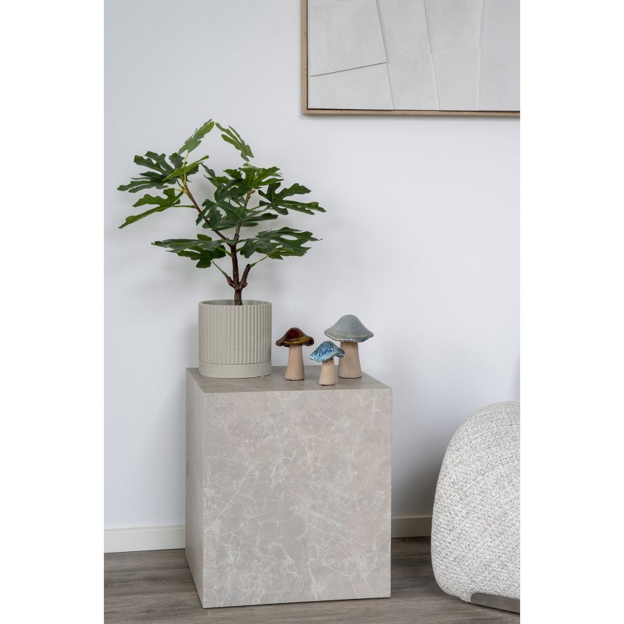 HOUSE NORDIC dekorativ svamp - grnn, brun, bl keramikk (sett med 3)