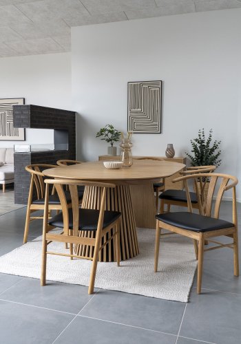 HOUSE NORDIC dekorativ skl, rund - beige polyresin (20x6,5)