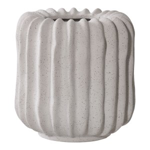 HOUSE NORDIC urtepotte, rund - gr keramik (14,5x14,5)