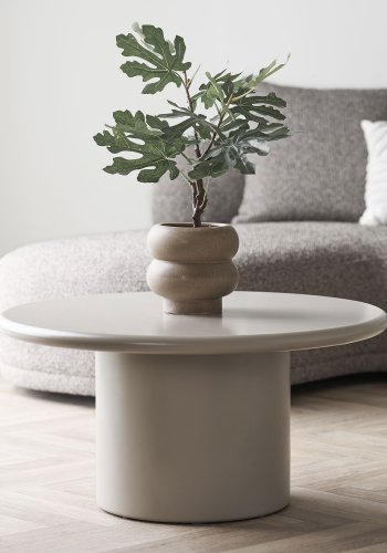 HOUSE NORDIC urtepotte, rund - brun keramik (H:17,5)