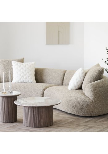 HOUSE NORDIC urtepotte, rund - brun st�l (H:54)