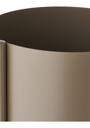 HOUSE NORDIC urtepotte, m. 3 urtepotteskjulere - brun st�l (H:75,5)