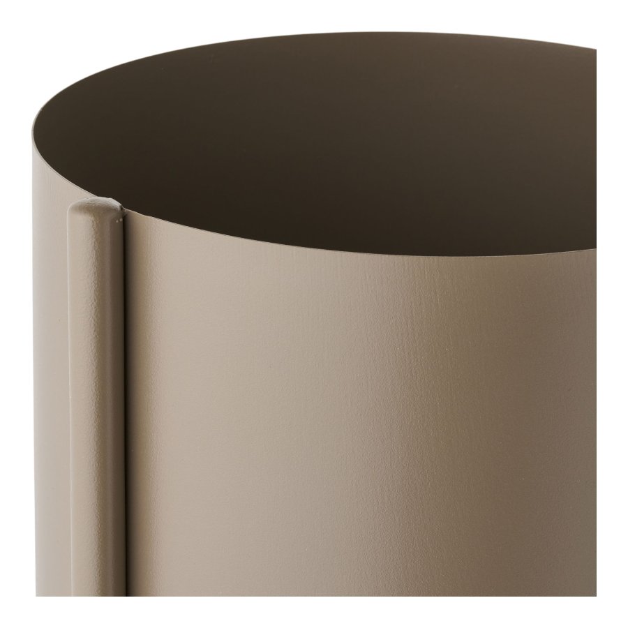 HOUSE NORDIC urtepotte, m. 3 urtepotteskjulere - brun st�l (H:75,5)