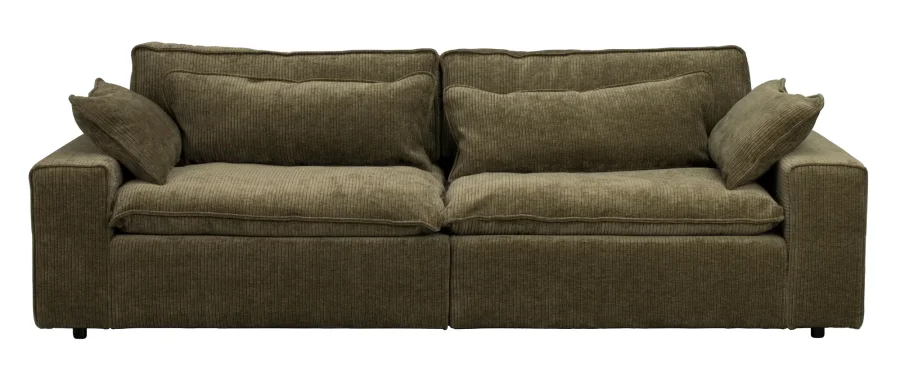 ROWICO Rawlins soffa 3-sits Maxi gr�nt tyg Rachel #207 (c3)