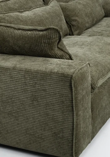 ROWICO Rawlins soffa 3-sits Maxi gr�nt tyg Rachel #207 (c3)