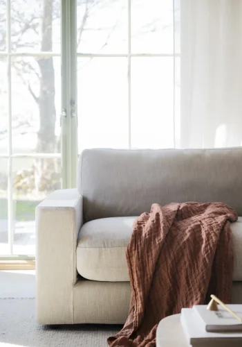 ROWICO Langdon soffa 3-sits sandf�rgat tyg Casual #36