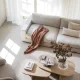 ROWICO Langdon soffa 3-sits sandf�rgat tyg Casual #36