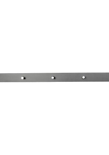 HOUSE NORDIC Padova Knagerekk - Knagerekk, tre/metall, 5 kroker, svart70x5x2 cm