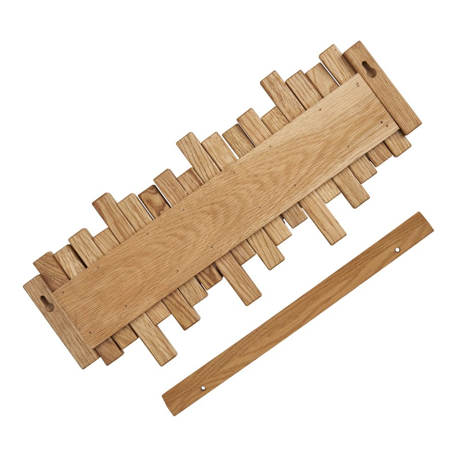 HOUSE NORDIC�Caltra knager�kke, m. 4 knager - natur eg (L:40)