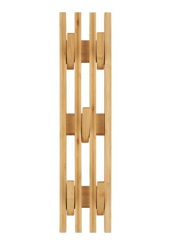 HOUSE NORDIC Ember kleshenger, med 5 kroker - naturlig bambus (9,5x60)
