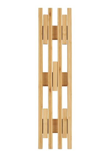 HOUSE NORDIC Ember kleshenger, med 5 kroker - naturlig bambus (9,5x60)