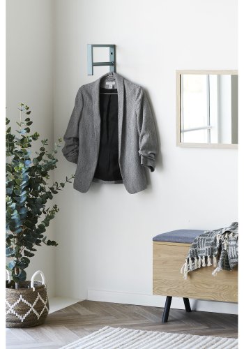 HOUSE NORDIC Trento v�gh�ngt t�jstativ, m. 3 knager og 1 b�jlestang - gr�n metal