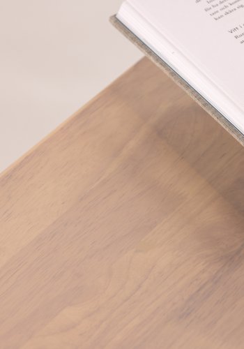 VIND COLLECTION Hälsö benk, rektangulr - hvitkalket gummitre (140x35)