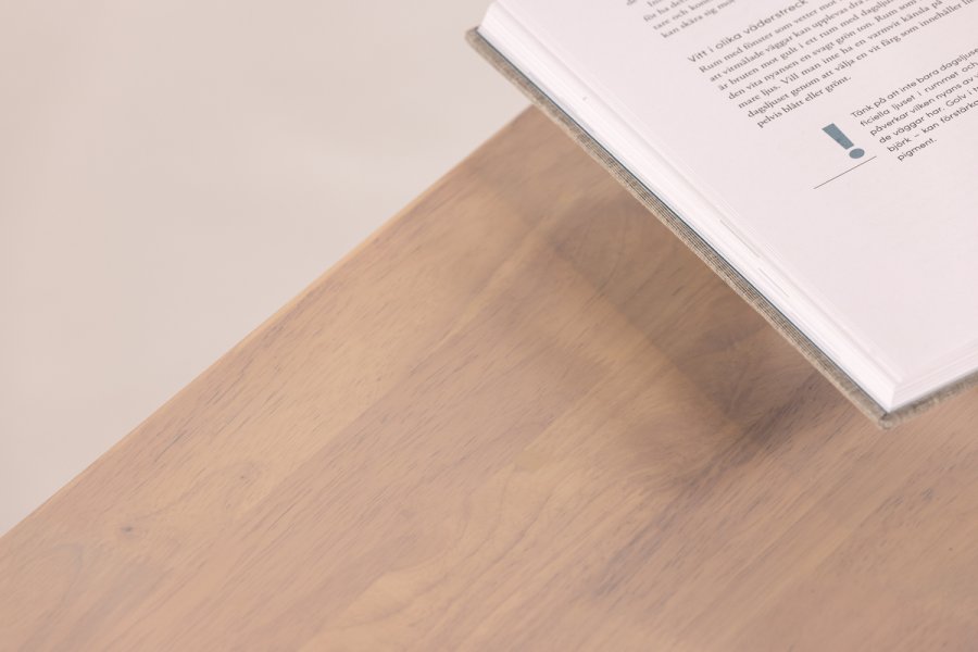 VIND COLLECTION Hälsö benk, rektangulr - hvitkalket gummitre (140x35)