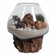 HOUSE NORDIC San Marino Vanndrpeskulptur - glass/naturtre (H:20)