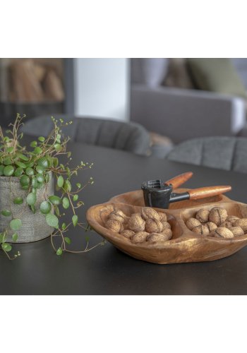 HOUSE NORDIC Nola-skl - Skl, teak, naturlig, 30x5 cm