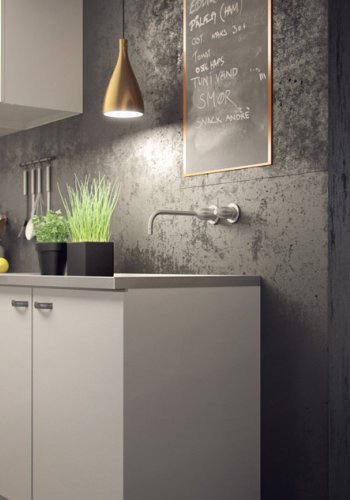 
TVILUM casa skab - hvid laminat, vendbare låger
