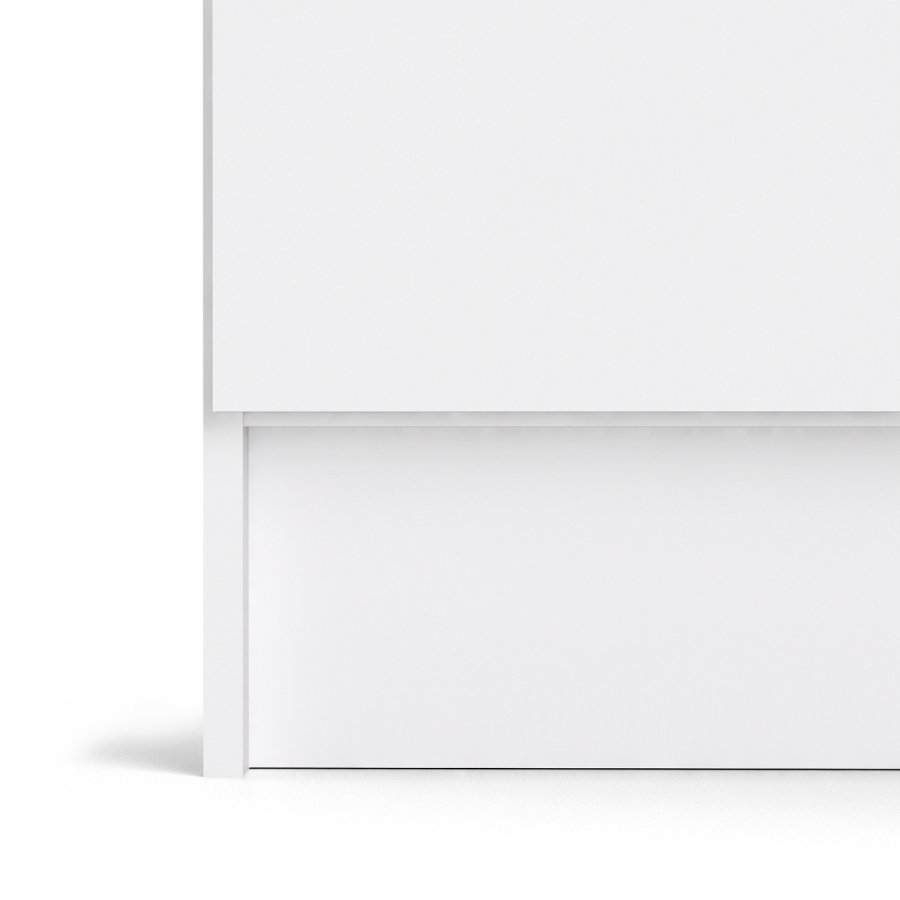 
TVILUM casa skab - hvid laminat, vendbare låger
