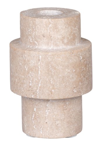 HOUSE NORDIC Lysestake, travertin, natur, 7x10 cm