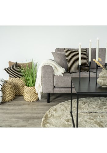 HOUSE NORDIC lysestake, med 4 holdere - sort stl (H:21)