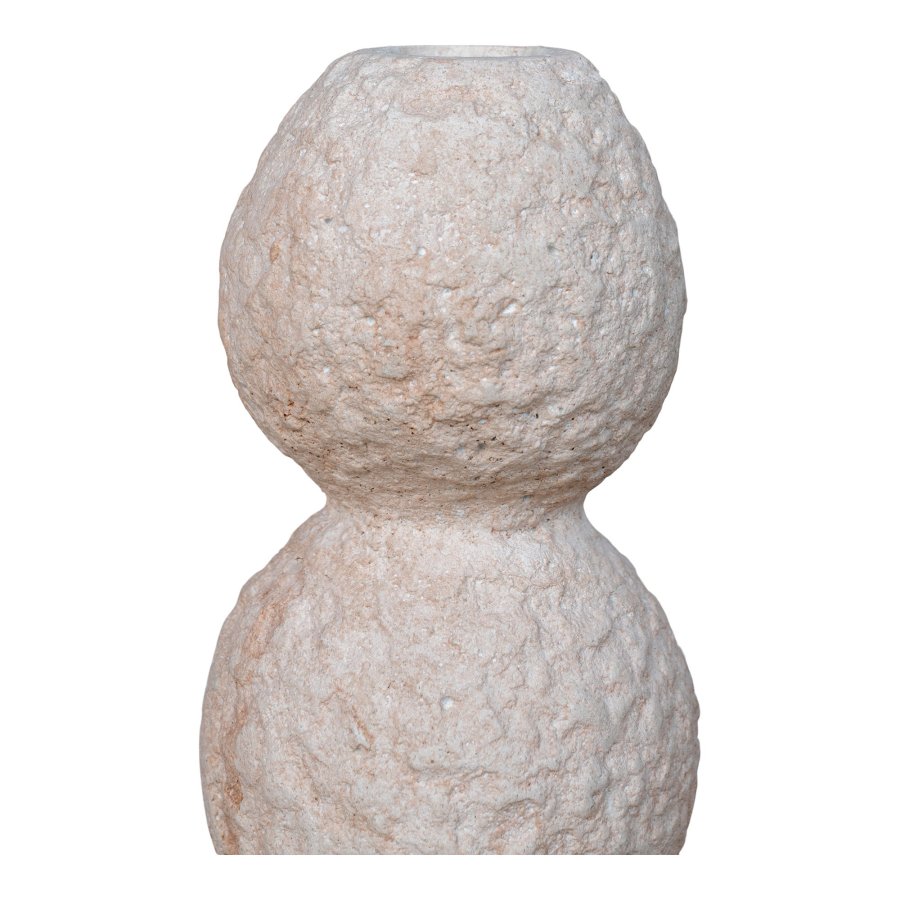 HOUSE NORDIC Lysestaker, sement, natur, sett med 2