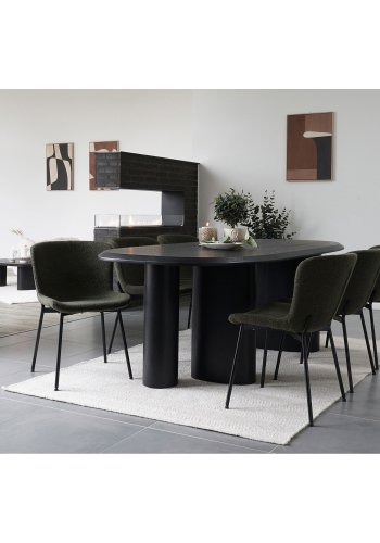 HOUSE NORDIC lysestake, rund - brunt glass (12x12)