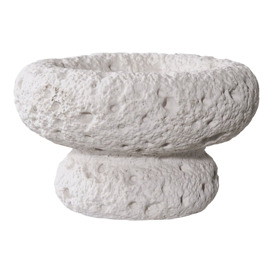 HOUSE NORDIC lysestake, rund - gr sement (sett med 2)