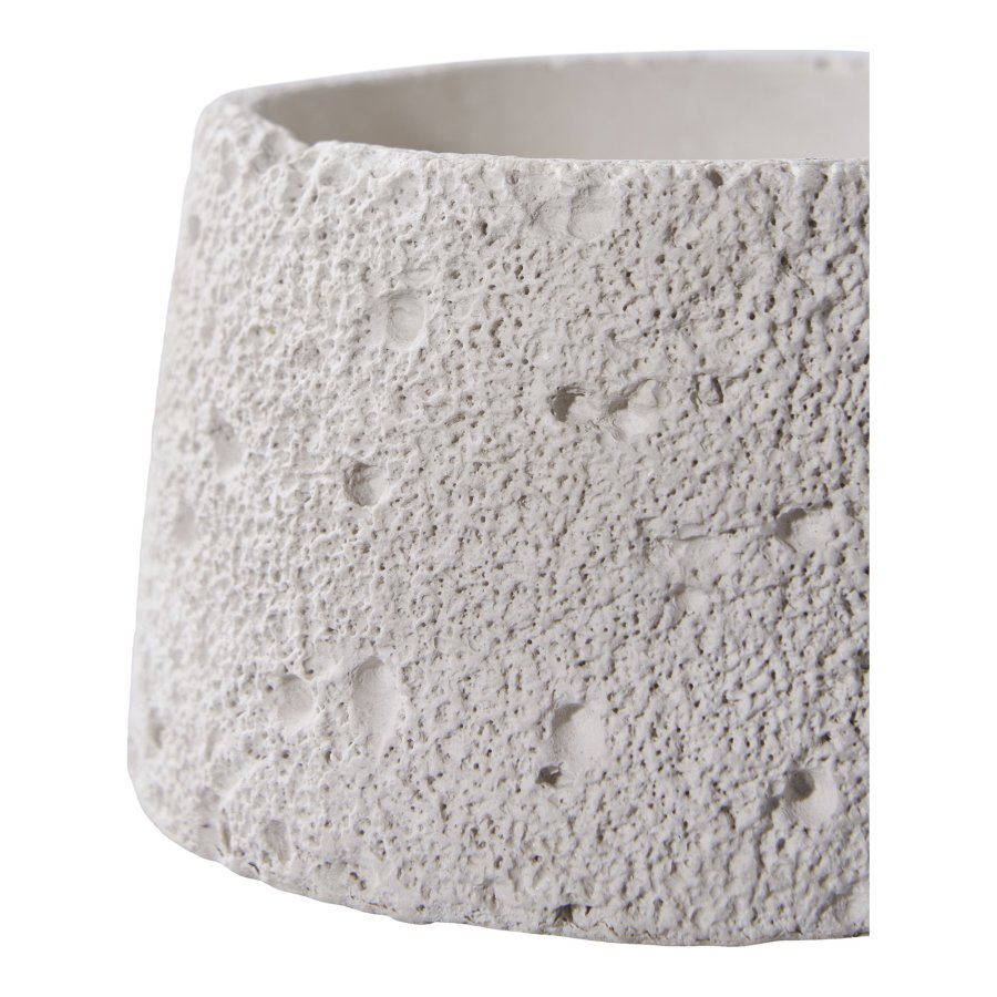 HOUSE NORDIC lysestake, rund - gr sement (sett med 2)