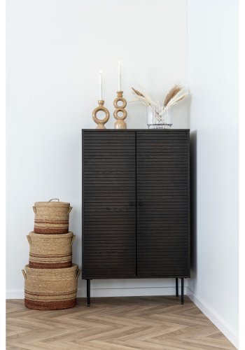 HOUSE NORDIC Lysestake - Lysestake, keramikk, brun<br>13,5x8,8x23,4 cm